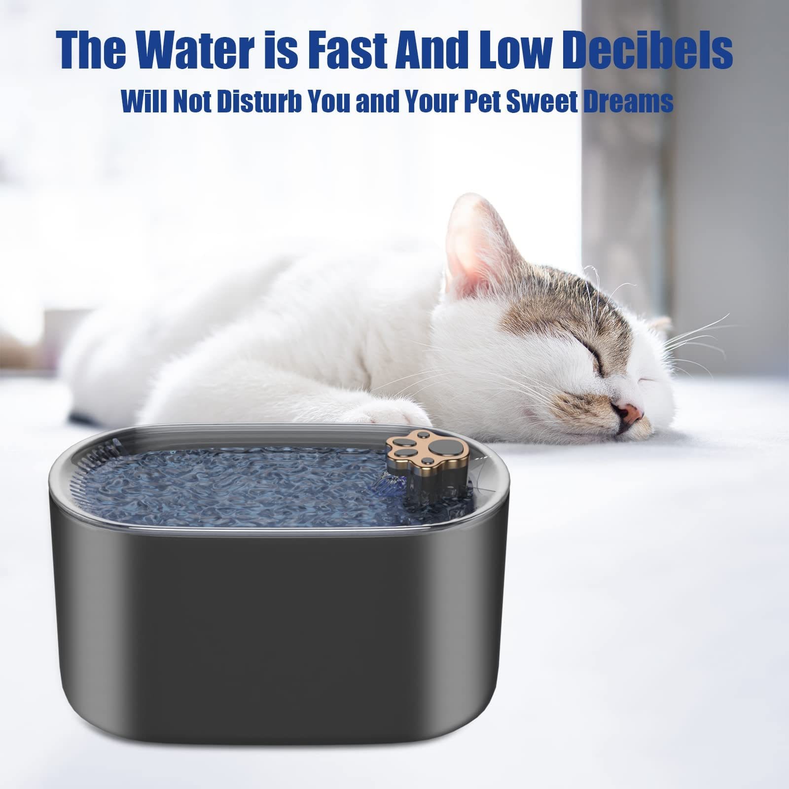 3L Cat Water Fountain Filter Automatic Drinker For Dogs Cats Pet Water Dispenser Ultra-Quiet Water Dispenser With LED Light Pet Products - Image 2